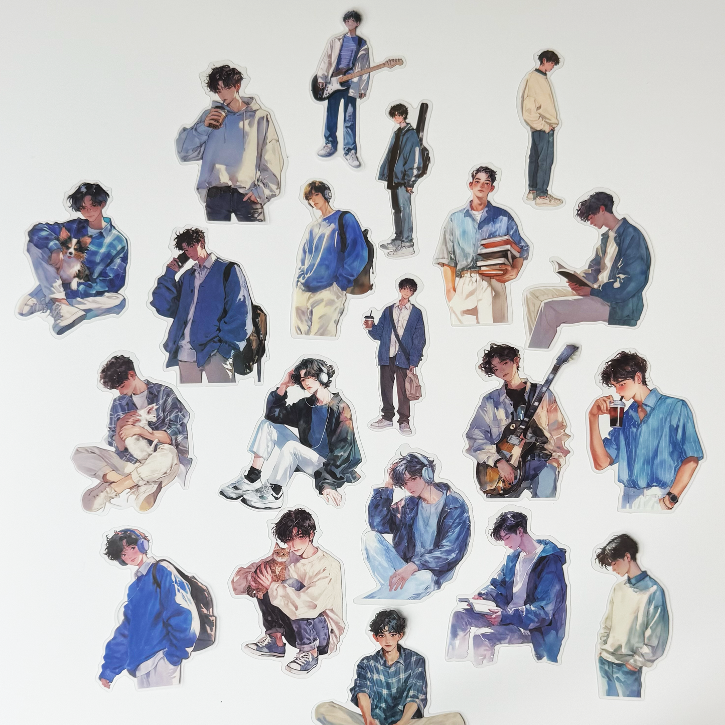 Cool Boy Fashion Stickers | Lifestyle Aesthetic Set(20 pcs)