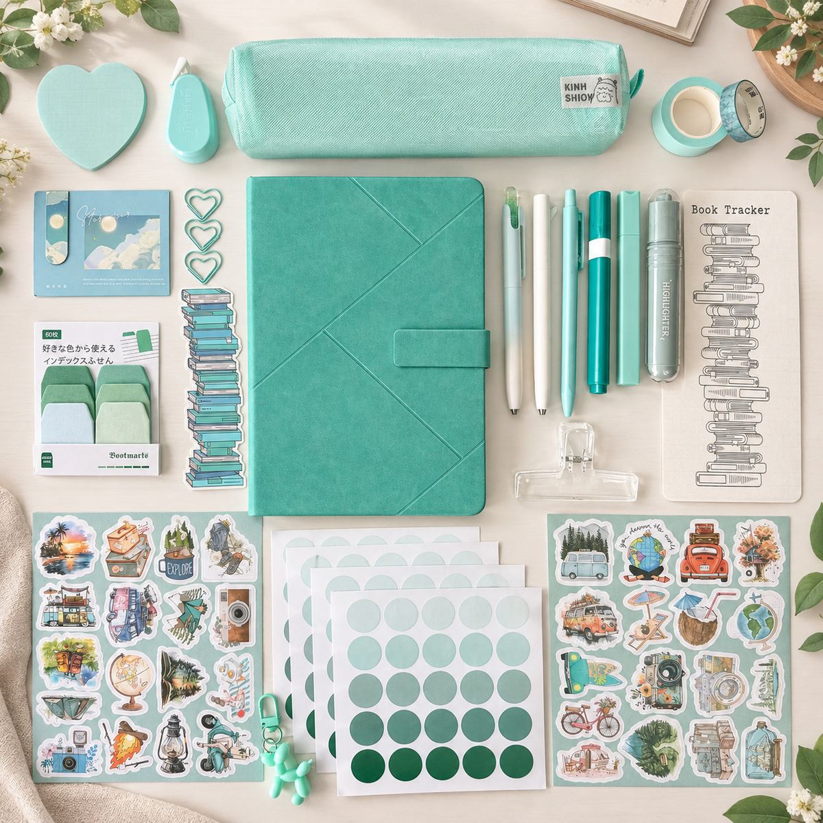 Mint Bookish Bundle - Fresh & Calm