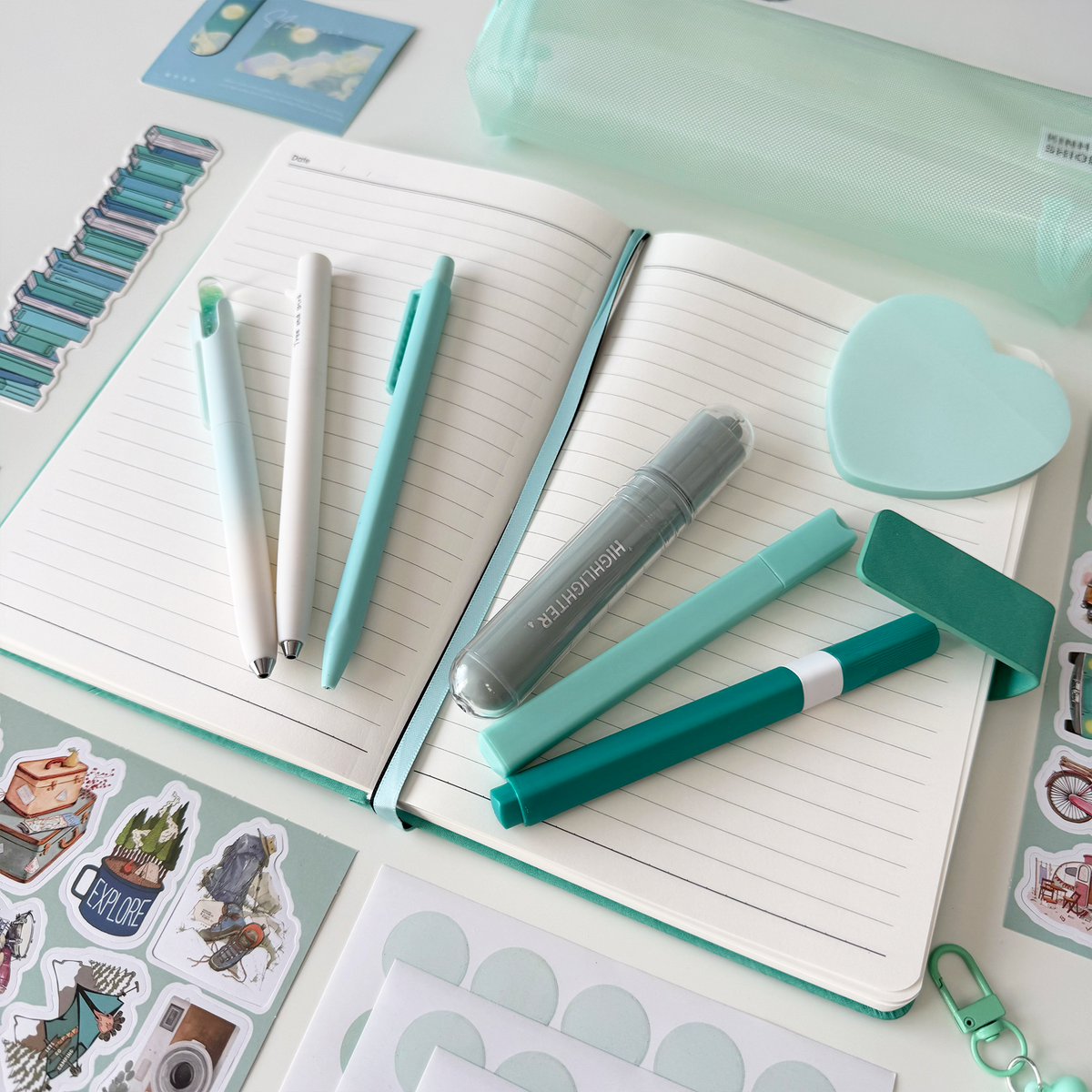 Mint Bookish Bundle - Fresh & Calm