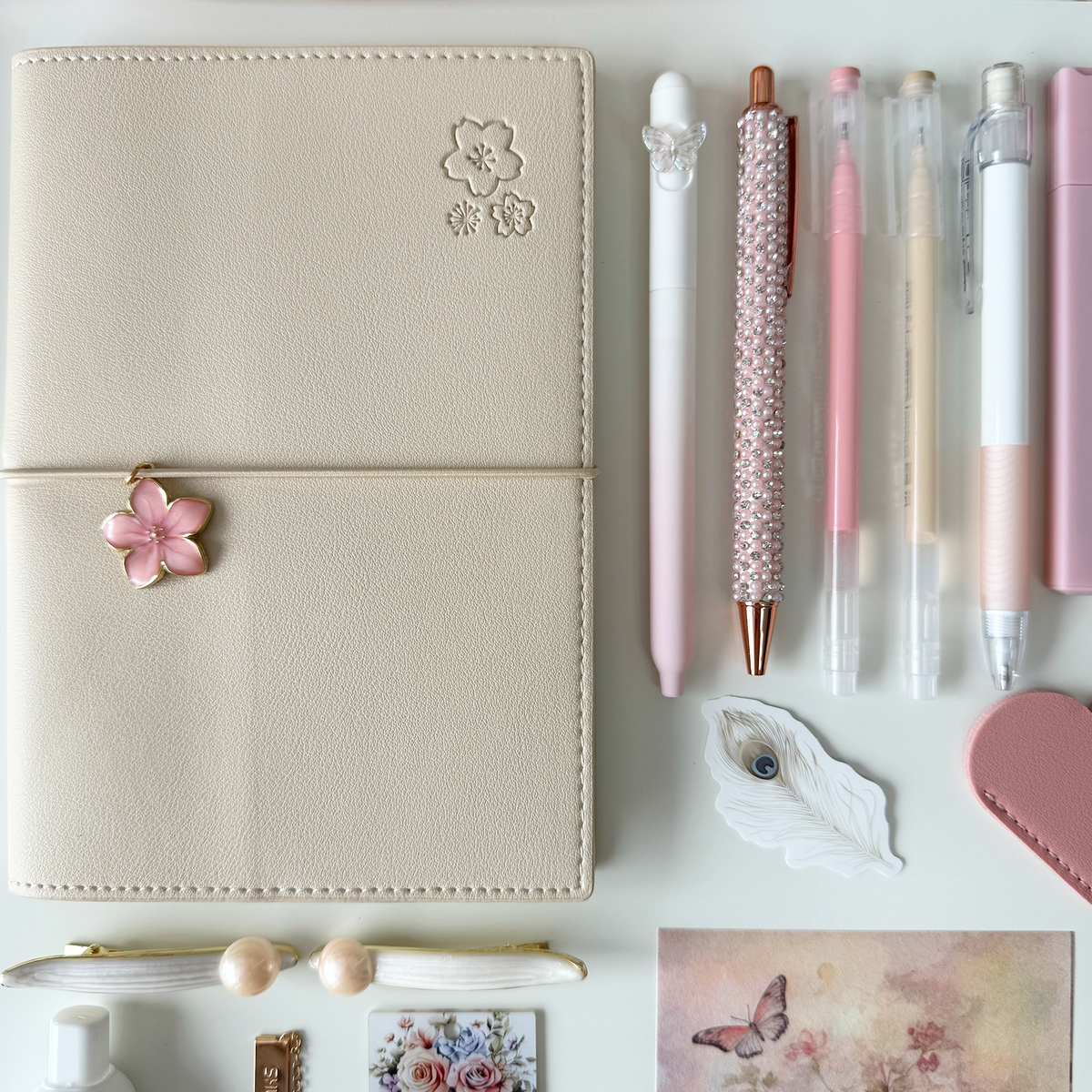 Blush Cream Stationery Bundle – Beautiful & Refind