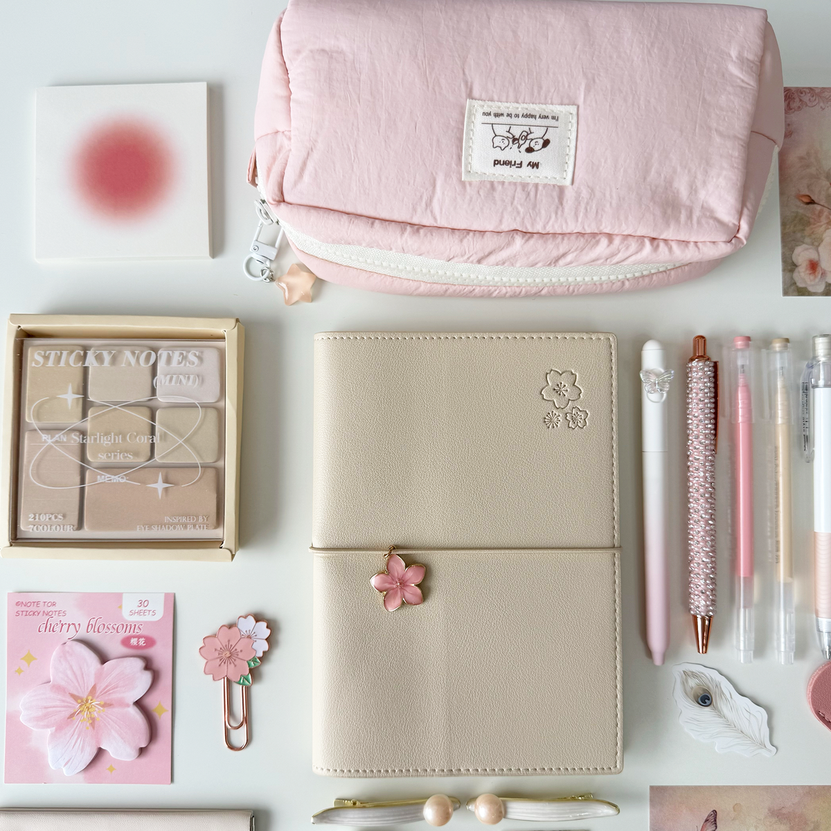 Blush Cream Stationery Bundle – Beautiful & Refind