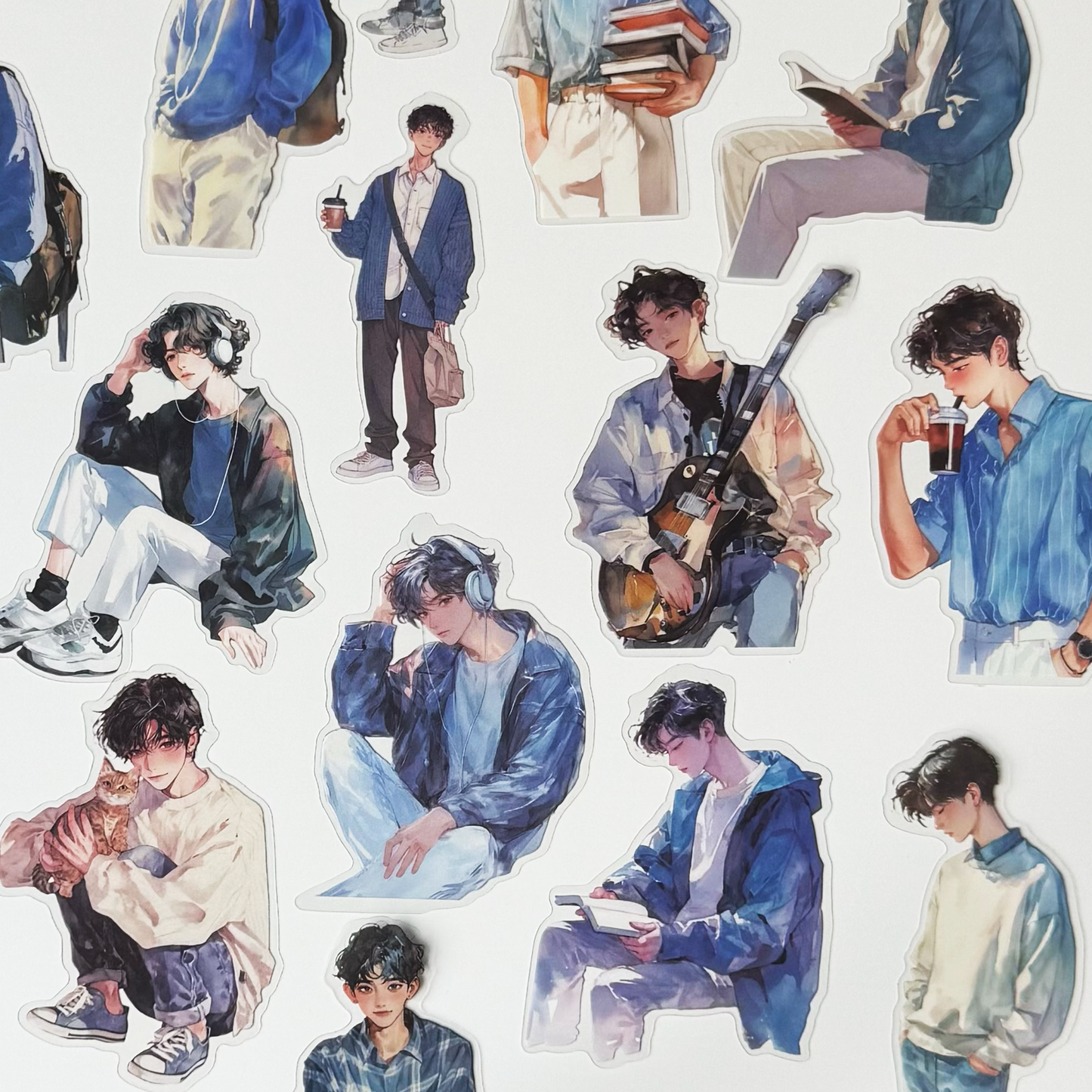 Cool Boy Fashion Stickers | Lifestyle Aesthetic Set(20 pcs)