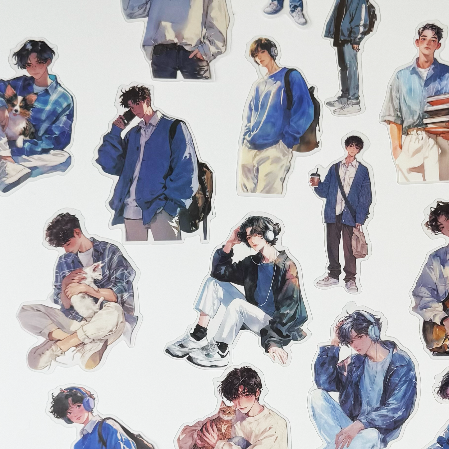 Cool Boy Fashion Stickers | Lifestyle Aesthetic Set(20 pcs)