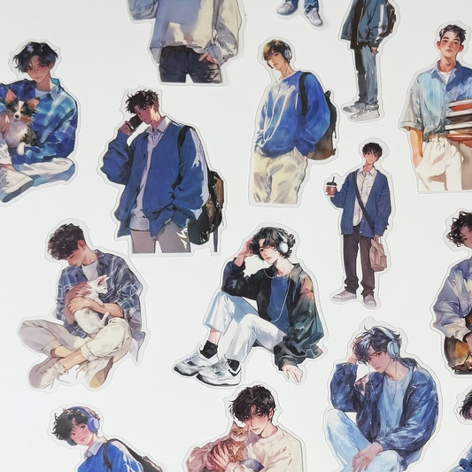 Cool Boy Fashion Stickers | Lifestyle Aesthetic Set(20 pcs)